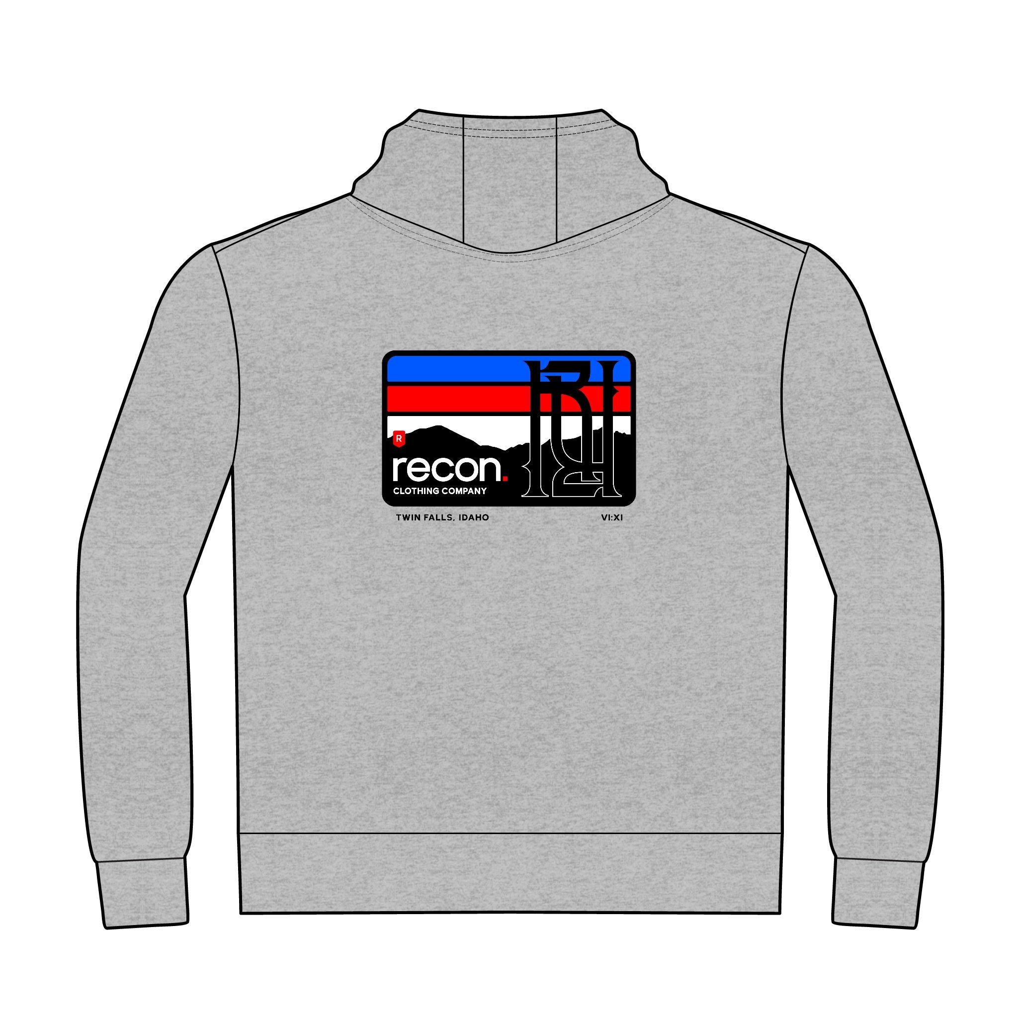 Recon clothing graphic hoodie