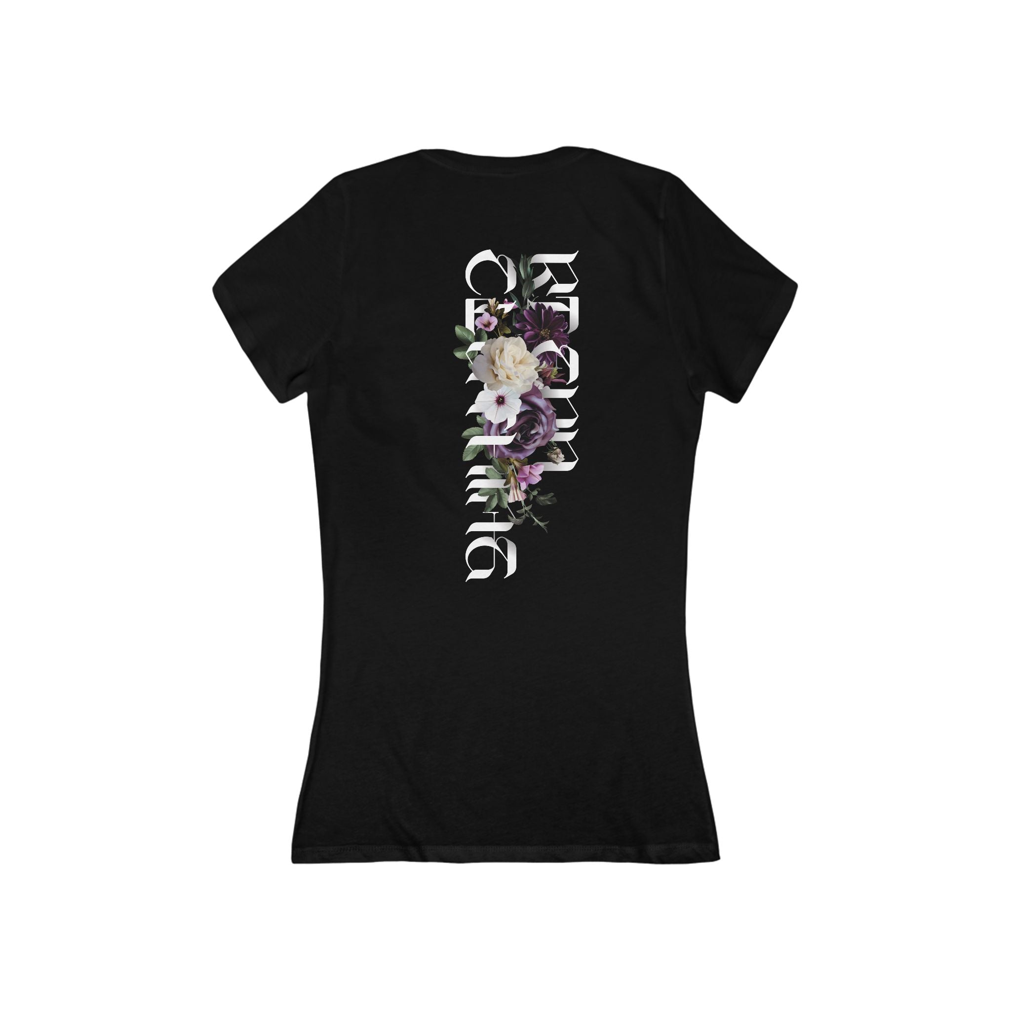 Floral purple tee