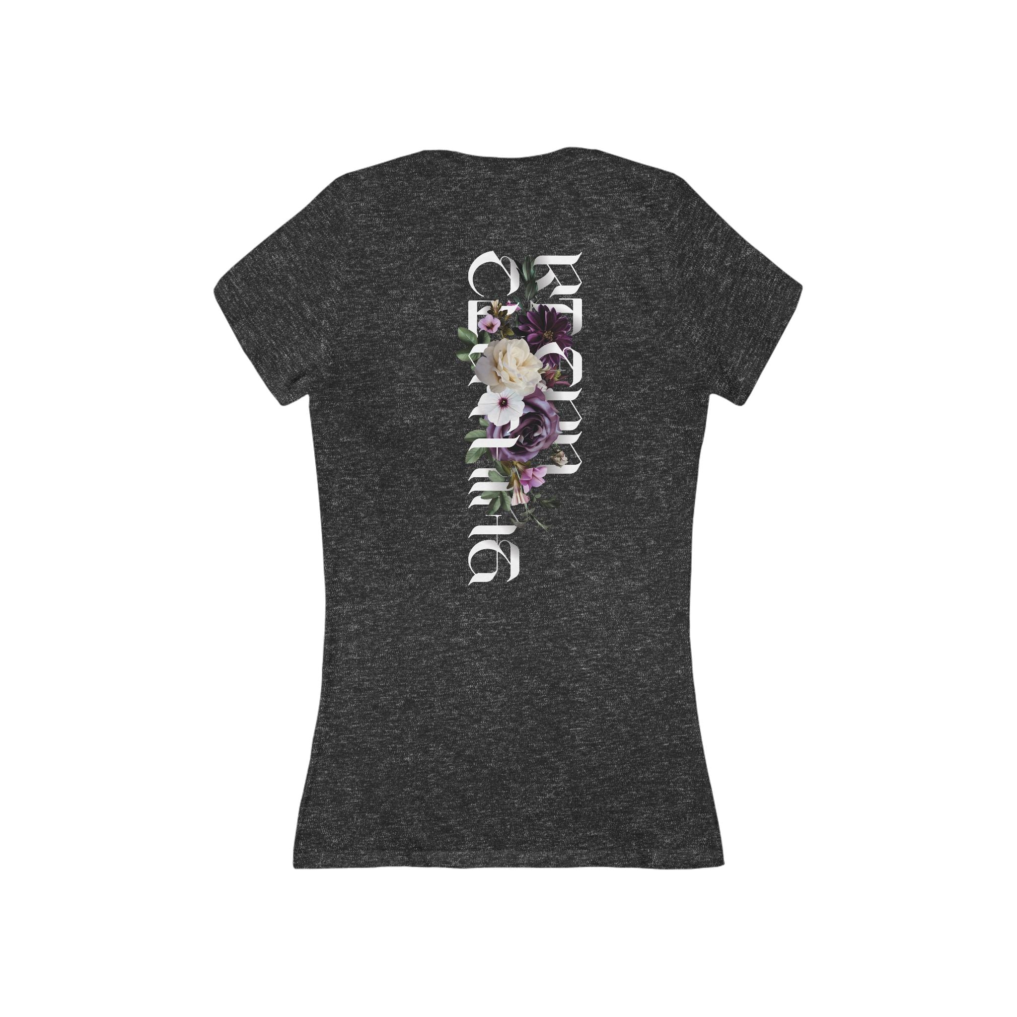 Floral purple tee