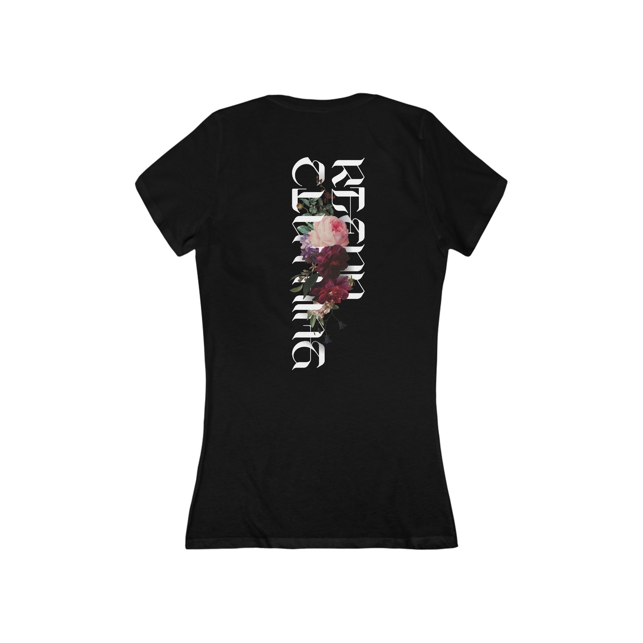 Floral pink tee