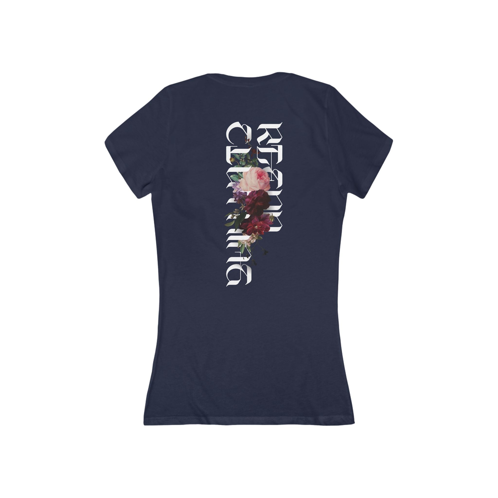 Floral pink tee