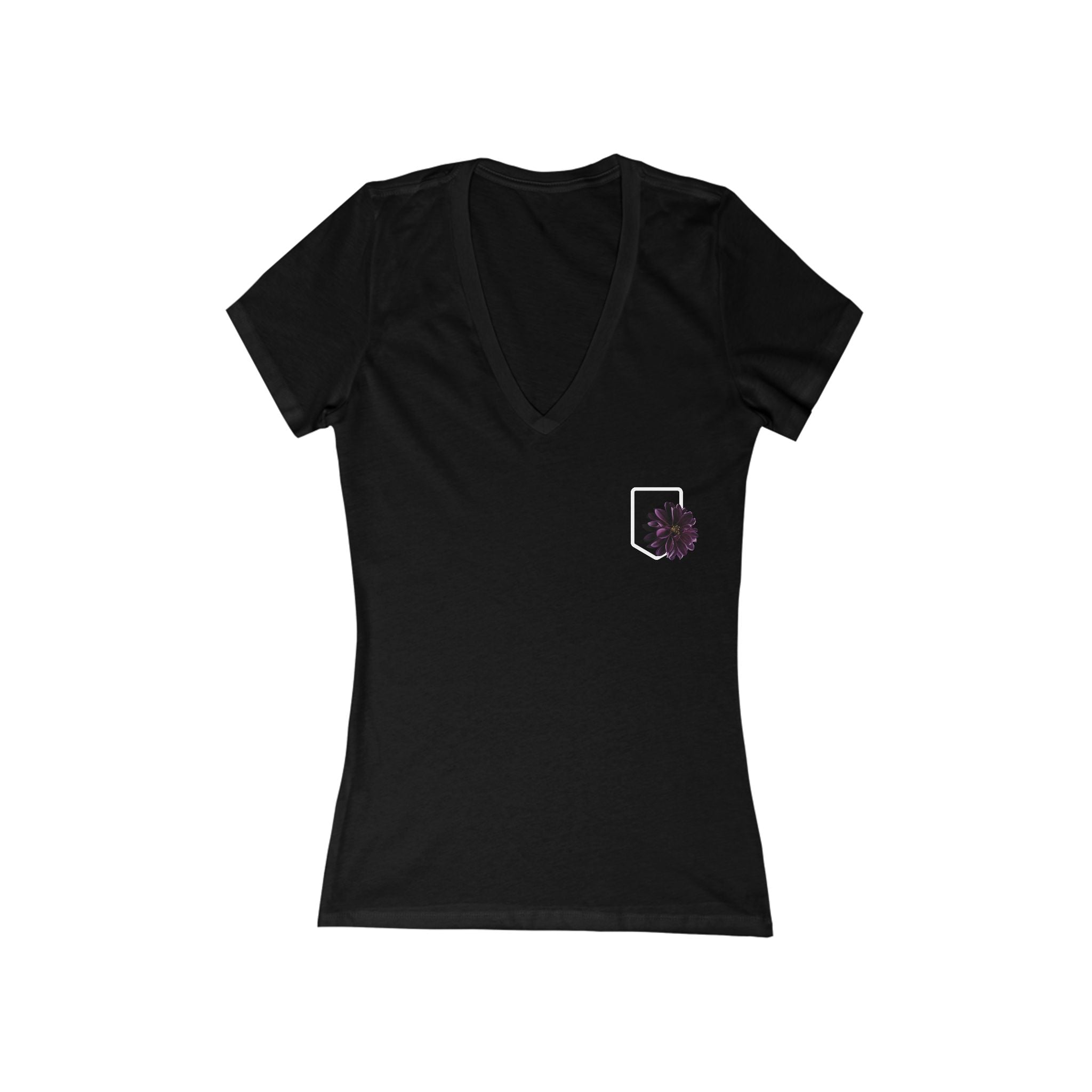 Floral purple tee