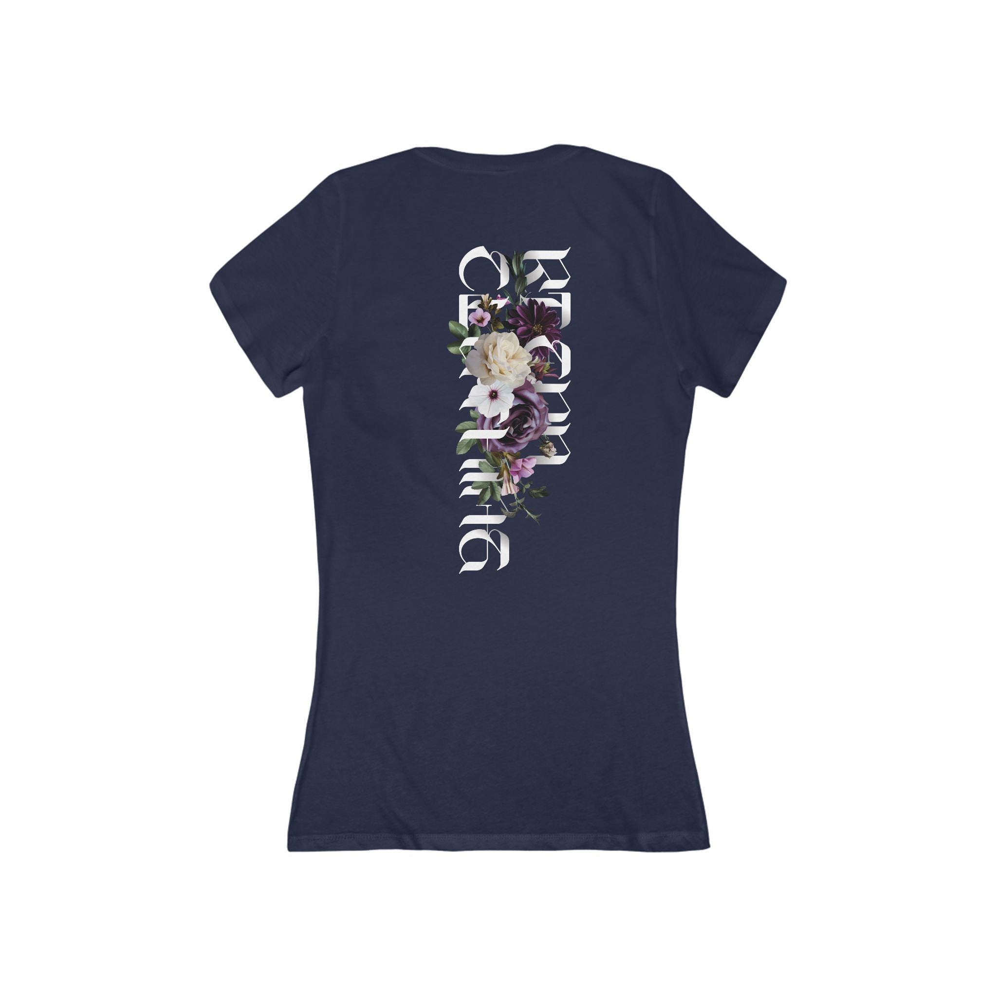 Floral purple tee