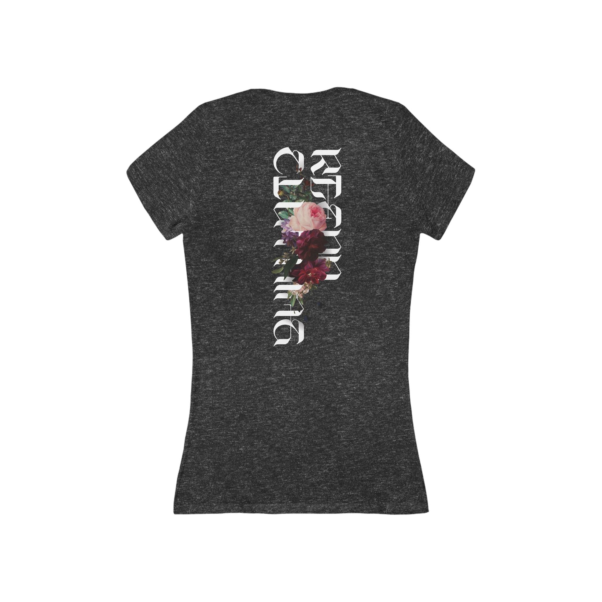 Floral pink tee