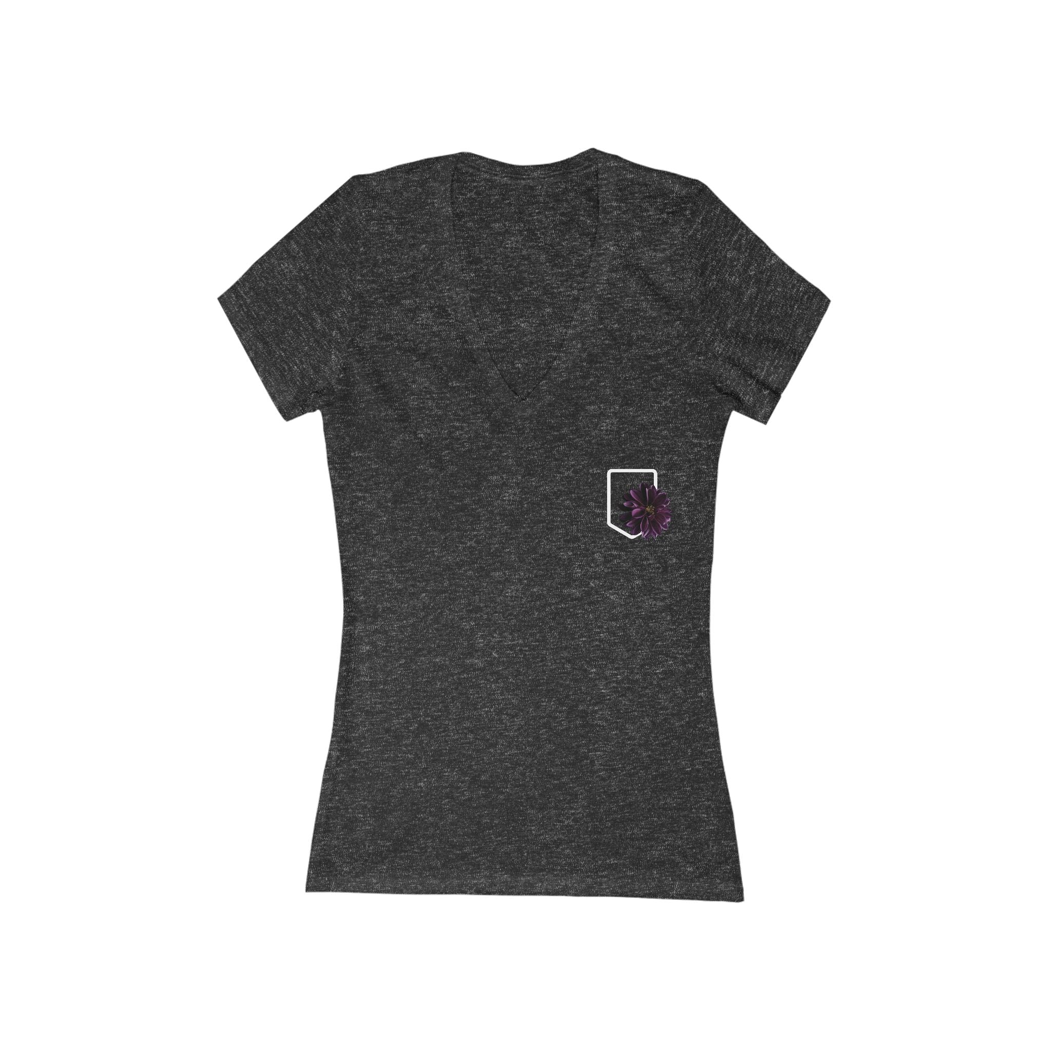 Floral purple tee